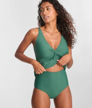 Capri Fold-Over High Waist Bikini Bottom