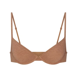 EVERYDAY COTTON UNLINED DEMI BRA | SIENNA HEATHER