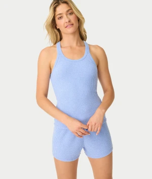 Morning Waffles Solid Knit Pajama Set