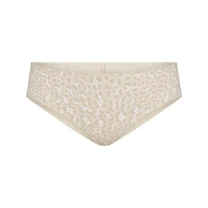 LIGHTWEIGHT COTTON RUCHED BACK HIPSTER | DELTA LEOPARD