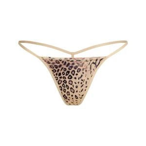 FITS EVERYBODY T-STRING THONG | SAND MULTI ANIMAL