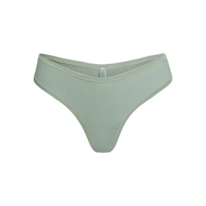 COTTON JERSEY DIPPED THONG | MINERAL