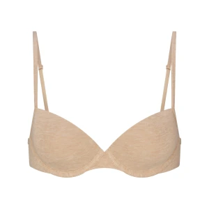 EVERYDAY COTTON T-SHIRT BRA | CLAY HEATHER