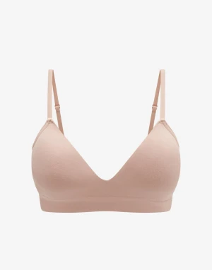 Seamless Stretch Cotton Wireless Bra