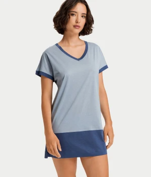 Laura Color Block Nightgown