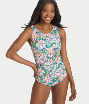 The Slimming High-Neck Underwire One-Piece