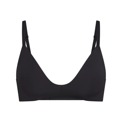 WIRELESS FORM T-SHIRT DEMI BRA | ONYX