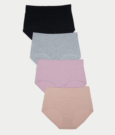 High-Waist Cotton Brief 4-Pack
