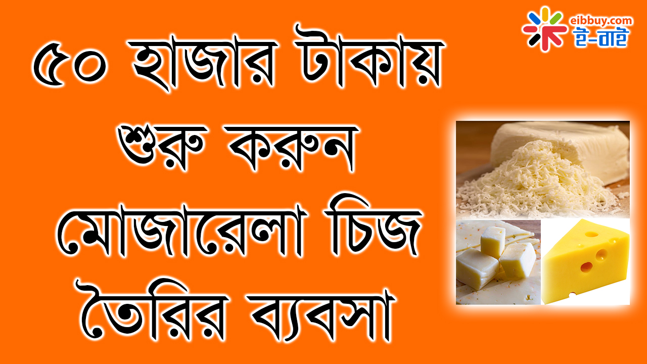 ৫০ হাজার টাকায় শুরু করুন মোজারেলা চিজ তৈরির ব্যবসা